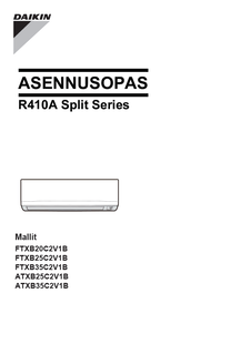 FTXB20-35C,ATXB25-35C_3PFI341265-5Q_Installation manual_Finnish download